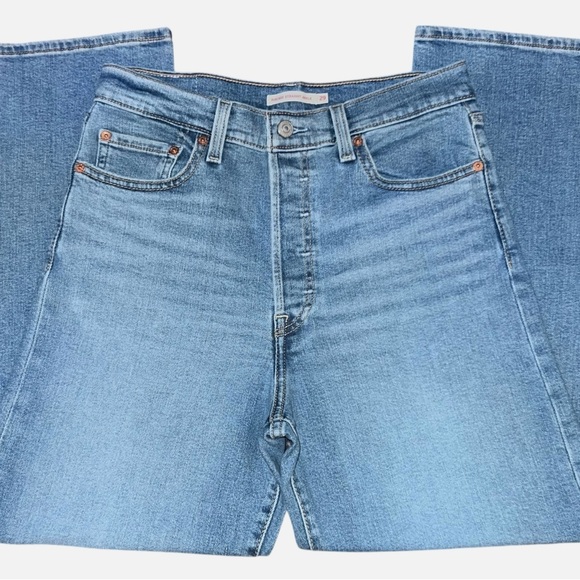 Levi's Ribcage Straight Ankle Jeans, Size 29 - Picture 9 of 16